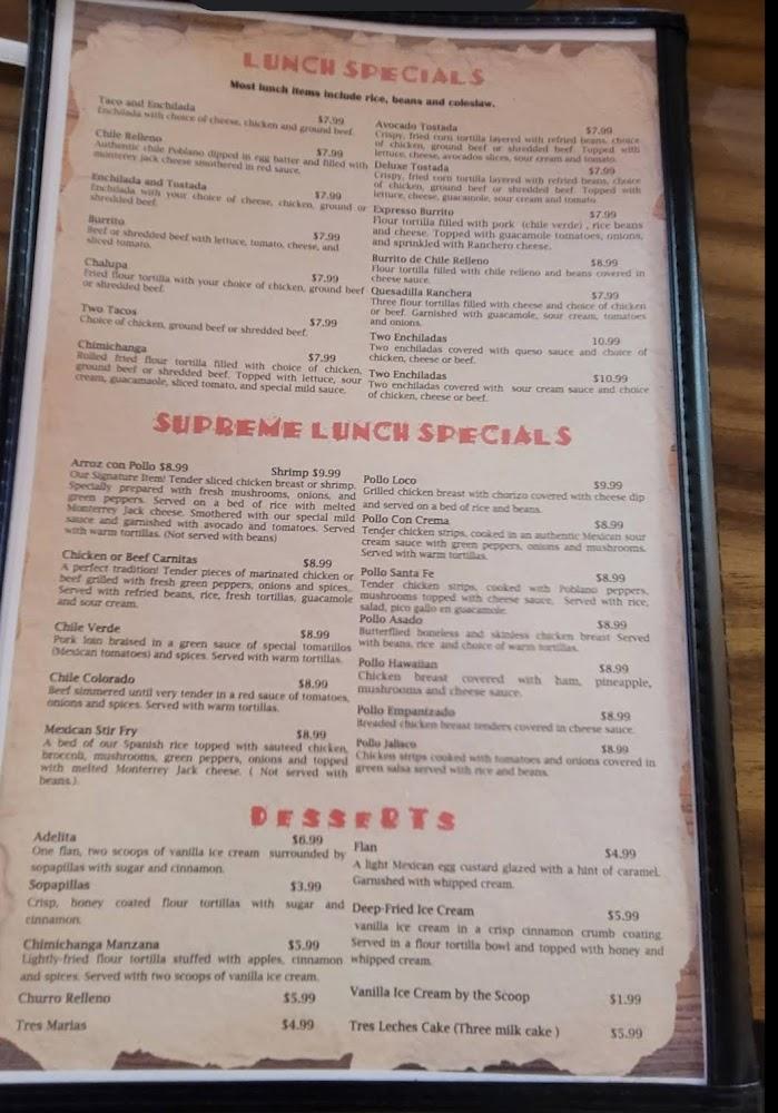 Vallarta Mexican Bar& Grill Menu image 2